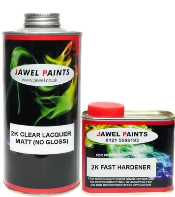 2k Clear Lacquer JAWEL MATT FINISH  Made For The UK Market 1.5 Litre KIT • £28.70