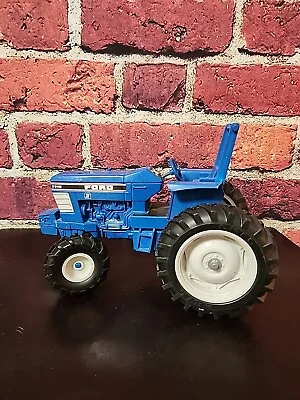 Ertl Toys Ford Model 7710 Blue Farm Tractor 1:16 Scale Missing Smoke Stack T1 • $49.99