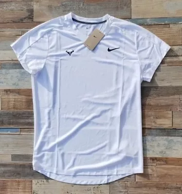 Nike Rafa Nadal Court Dri-Fit Challenger Sport Tennis Top Men's Medium RRP £60 • £39.95