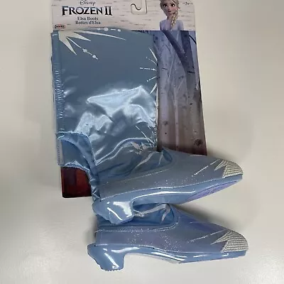 Disney FROZEN 2 Elsa Dress-Up Boots Glittery Adjustable Jakks Licensed NEW • $18.34