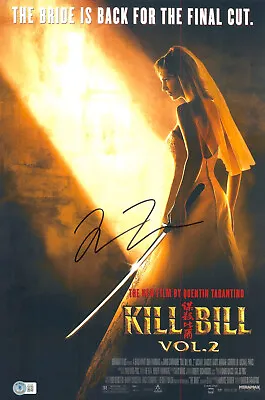 Quentin Tarantino Signed Autograph From Kill Bill Vol 2 12x18 Photo Poster Bas • $1000