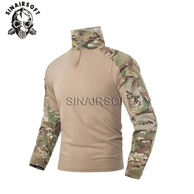 Sinairsoft G3 Combat Shirt W/ Elbow Pads Military Tactical BDU Airsoft MultiCam • $37.99