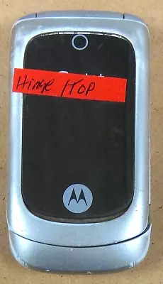 Motorola Moto ROKR / Rocker EM330 - Titanium Silver ( AT&T ) Cellular Flip Phone • $4.24