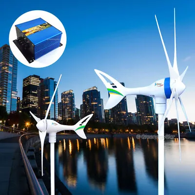  400W  550W  650W 800W 1000W Wind Turbine Generator 12-24V 3-6 Blades+Controller • $469