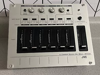 JVC MI-E60U 6 Channel Stereo Mic Mixer • $89