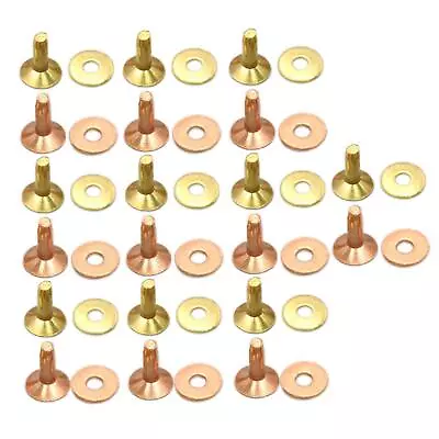 Rivets And Burrs Washers Closure Permanent Rust Protection For Bridles • $17.95