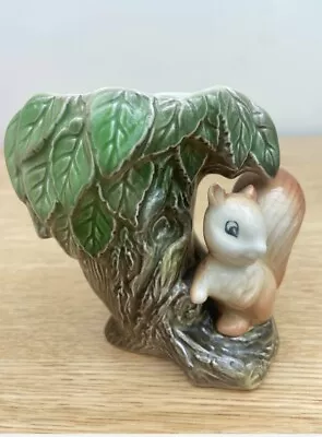 Squirrel Vase By Eastgate Fauna Woodland Collectible Ceramic Vase • £6