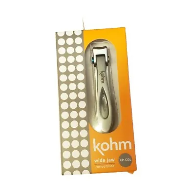 Kohm CP-120L Wide Jaw Toe Nail Clippers Thick Nails New Professional Heavy Duty  • $9.50