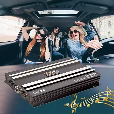 5800W Watt 4 Channel Car Truck Amplifier Stereo Audio Speaker Amp System Device • $105.90