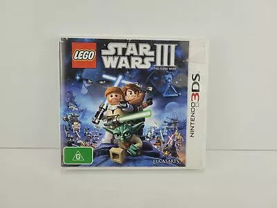 Lego Star Wars III The Clone Wars Nintendo 3DS 2DS AUS PAL • $24.99