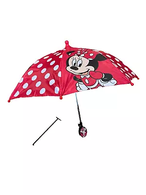 Disney Minnie Mouse Umbrella 21 Inches For Kid- Red • $16.98