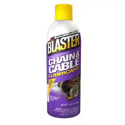 Blaster Long-Lasting Chain And Cable Lubricant Spray Bicycle Bike 11 Oz. Lube • $8.93
