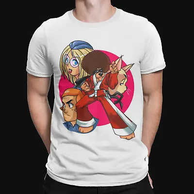 Hong Kong Phooey Group T-Shirt Retro 70s 80s Cool Yolo Hipster Cartoon Kids Tee • £6.99