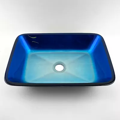 Vigo VG07068 18-1/4  X 13  X 4  Glass Bathroom Vessel Sink - Turquoise Water • $38.97
