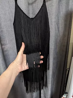 Forever 21 Special Collection Long Fringe Flapper Gatsby Dress  NWT • $35