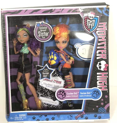 Monster High Clawdeen & Howleen Wolf 2011 NRFB NEW RARE • $145