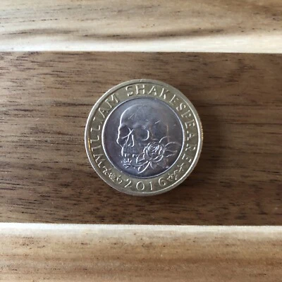 £3.50 • Buy Rare William Shakespeare £2 Off Centre Error Tragedy Coin 2016