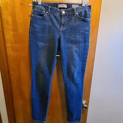 Nine West Vintage America Jeans Mid Rise Straight Women's Size 8 Blue 5-Pocket • $11.99