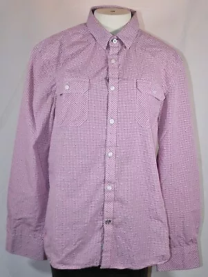 John Lennon By English Laundry Pink Western Style Shirt Size L • $52.76