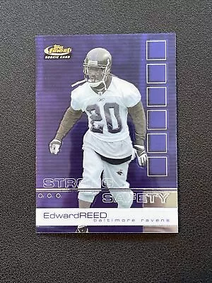 2002 Topps Finest Ed Reed #109 Rookie RC HOF • $18.99