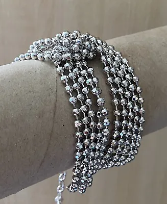 £28 • Buy DKNY Rhodium Plated Multi Strand Knot Bracelet