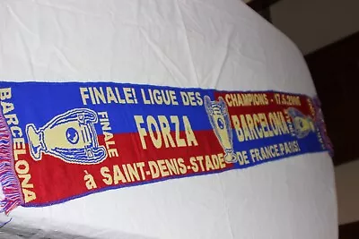 Scarf Of The F.C Barcelona Champions League Final 17-5-2006 Saint-Denis Stade • $14.85