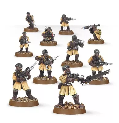 NEW  OOP Games Workshop Astra Militarum Warhammer 40k Steel Legion Squad Metal • $80