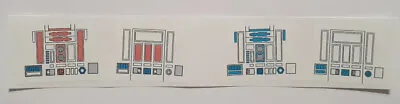 Vintage Star Wars R2-D2 & R5-D4 Replacement Toy Stickers  - No Need To Cut • $6