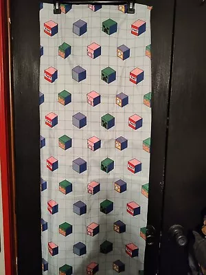 Minecraft Twin Size Flat Sheet  • $5