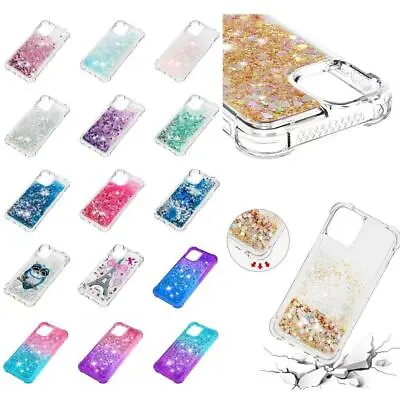 $9.89 • Buy Glitter Case For IPhone 13 12 11 Pro XR XS Max 8 7 SE2 Plus Shockproof TPU Cover