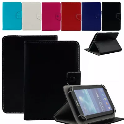 For 7  8  9  10  10.1  Inch Tablet Shockproof Universal Folio Leather Case Cover • $10.99