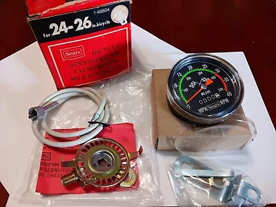 Sears Bicycle Speedometer Technometer Mileage Meter 24- 26 Inch Bicycle No. 600 • $25