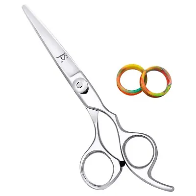 JS Professional Hair Scissors - Unleash Precision With 5.5  Premium Barber Shear • $36.96