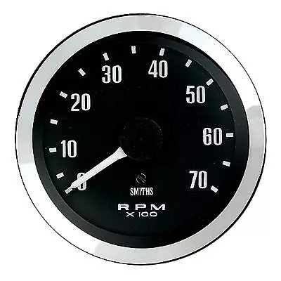 Smiths Classic Tachometer / Rev Counter 100mm Diameter / Black Face / 4 Cylinder • $235.57