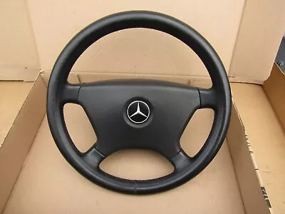 4 Mercedes W124 90 91 92  STEERING WHEEL 40cm LEATHER BLACK • $250