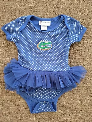 UF Florida Gators Baby Girl Bodysuit Tutu One Piece NCAA Two Feet Ahead 18m • $14.90