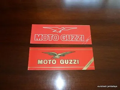 NOS Moto Guzzi V50 Brochure SET V50-3 Monza 500 Berliner 1982 • $6