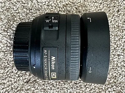 Nikon DX AF-S Nikkor 35mm F/1.8G Lens • $250