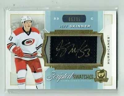 14-15 UD Upper Deck The Cup Scripted Swatches  Jeff Skinner  /35  Swatch  Auto • $79.99