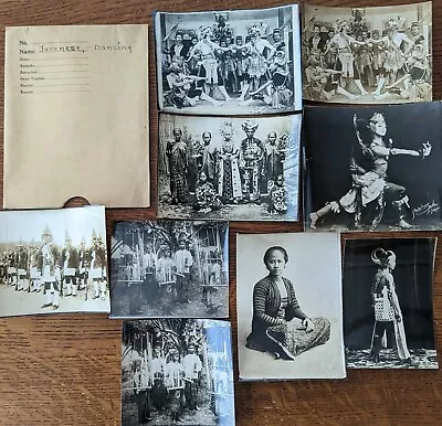 Vintage 1910s Culture People & Dance Of Java Photo Lot #3 (9pcs) • $19.97