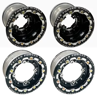 Keizer Racing Forged Beadlock Wheels 10  Rear Front Skinny Yamaha Banshee 350 • $1395