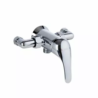 £36.95 • Buy Universal Exposed Or Concealed Chrome Single Lever Shower Mixer Valve 150mm BNIB