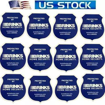 Stickers Decals For Home Windows Stores Brinks Security Alarm Monitoring Systems • $11.16