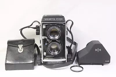 Mamiya C220 Professional Film Camera + Sekor 80mm F3.7Lens +TLR CDS Prism Finder • $227.05