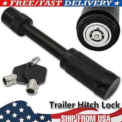 $25.49 • Buy Universal 5/8'' Hitch Pin Lock 2 Keys For RV Truck Trailer Tow Receiver Lock