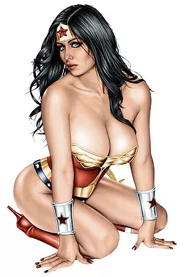 Wonder Woman Superhero Ver. 2 Pin Up Girl Decal Sticker 6  • $6.99