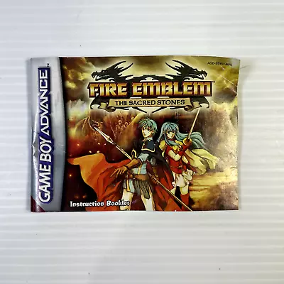 Fire Emblem The Sacred Stone Nintendo Gameboy Advance - Manual Only • $59.97