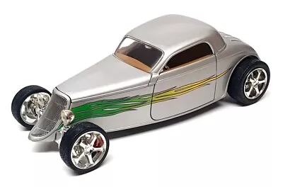 Road Signature 1/18 Scale Diecast 8823F - 1933 Ford Coupe - Silver • $172.69