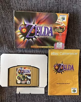 The Legend Of Zelda Majoras Mask Boxed - Nintendo 64 Pal N64 Genuine • $450