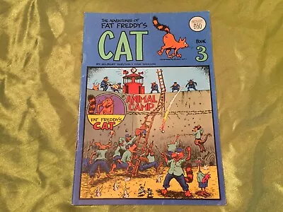 FAT FREDDY'S CAT #3 - Gilbert Shelton - KNOCKABOUT COMICS 1989 VG+ • £7.99